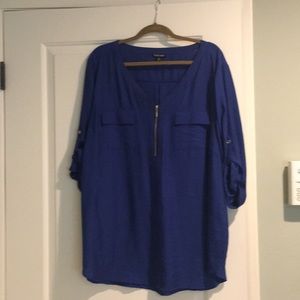 Lapis blue blouse